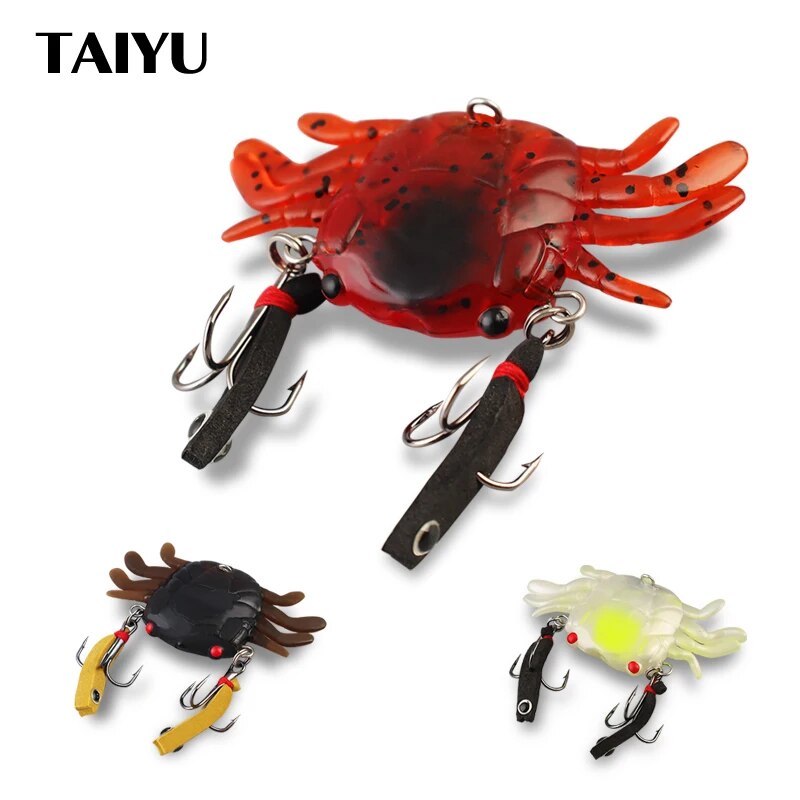 Soft Plastic Lure - TAIYU Bionic Crab Fishing Lure 6g