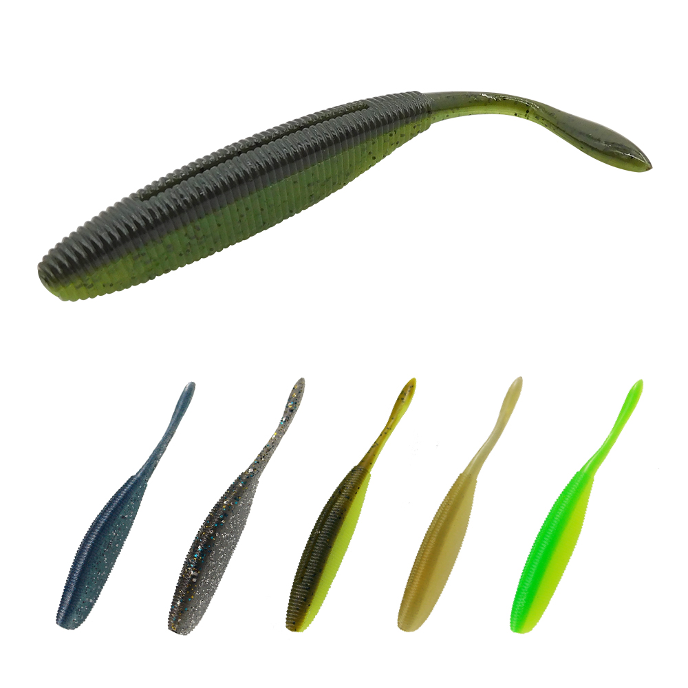Fishing Equipment Ebay - ESFISHING Drive Shad 100mm 8pcs Pesca