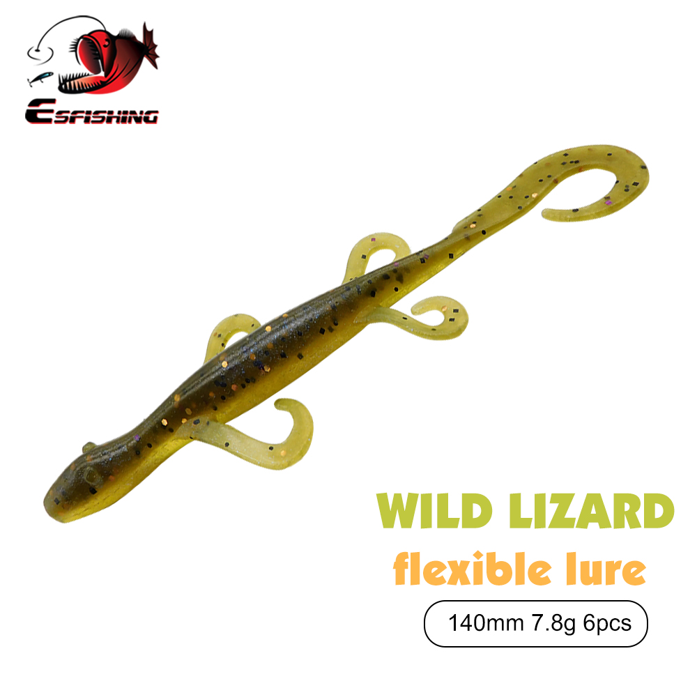 Fishing Equipment Ebay - ESFISHING Fishing Lures Wild Lizard 140mm