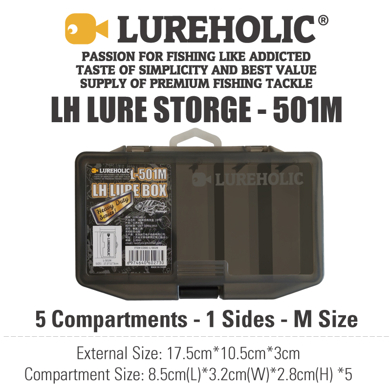 LUREHOLIC Lure Box FishingTack - огляд і ціна Soft Plastic Lure