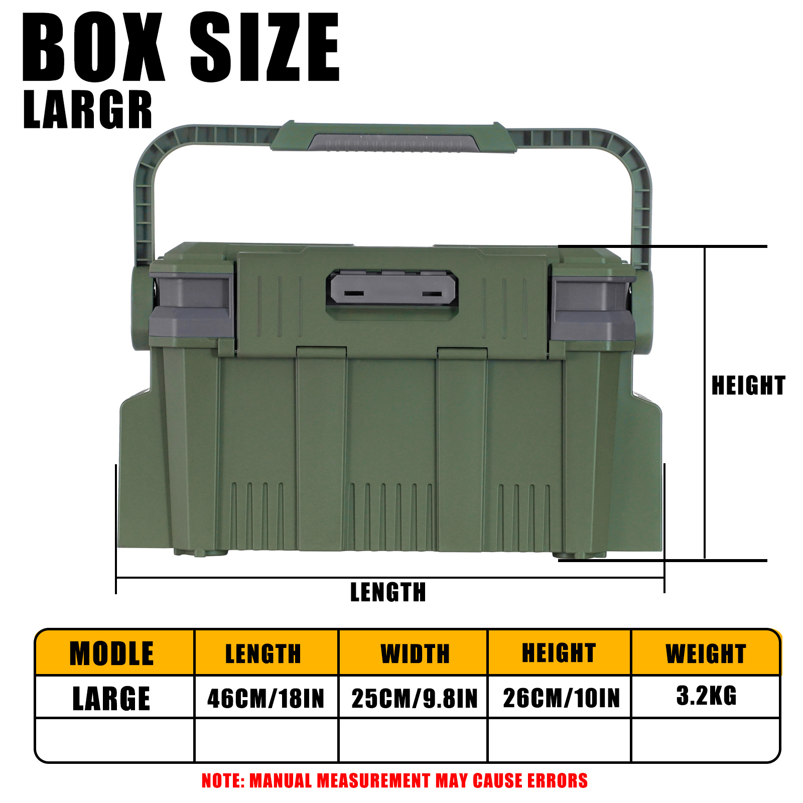 New Large Fishing Box Suit 19. - огляд і ціна Fishing Equipment Kit