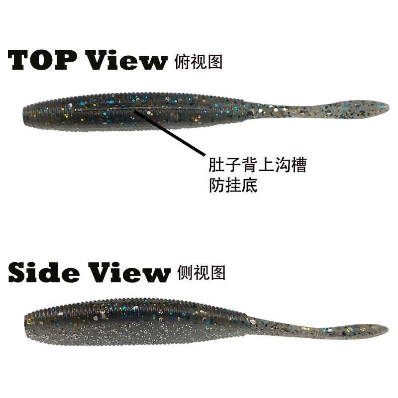 ESFISHING Drive Shad 100mm 8pc - огляд і ціна Fishing Equipment Ebay