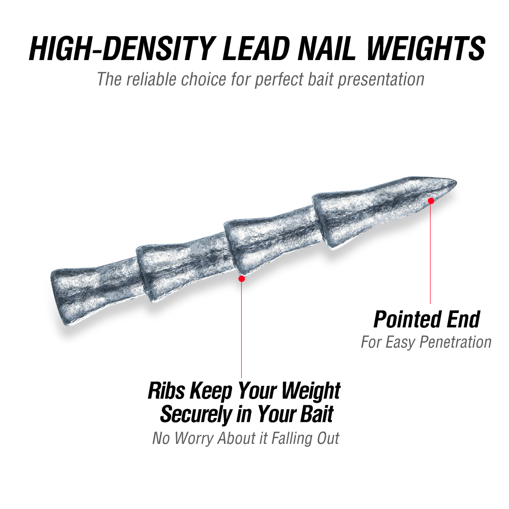 30Pcs Tungsten Nail Weights Hi - огляд і ціна Soft Plastic Lure