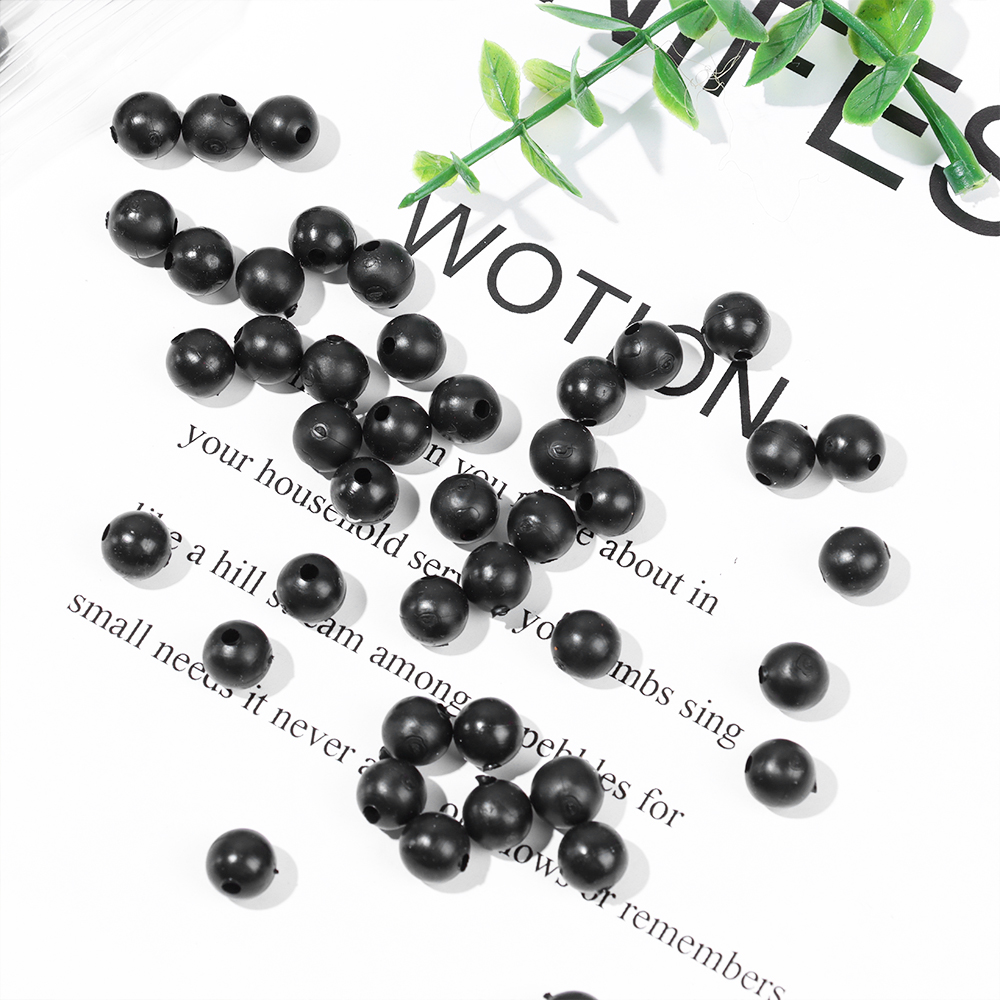 100pcs/lot Fishing Beads Space - огляд і ціна Soft Plastic Lure